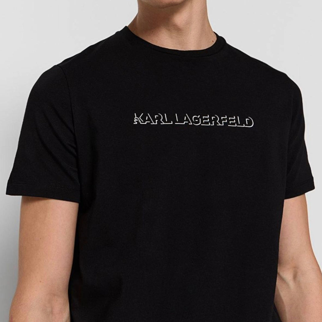 Karl Lagerfeld Printed Logo T-shirt - Black