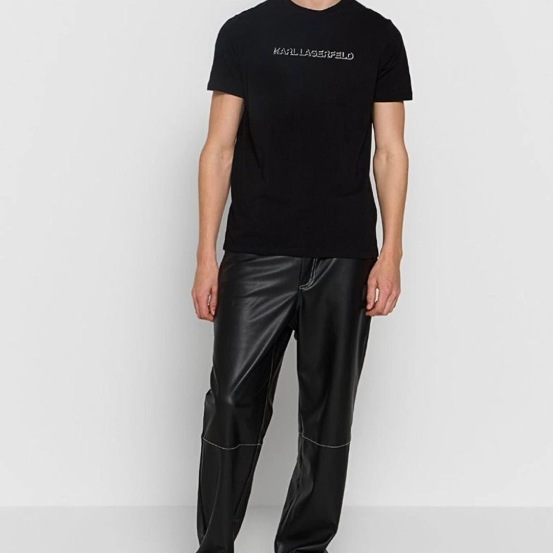 Karl Lagerfeld Printed Logo T-shirt - Black