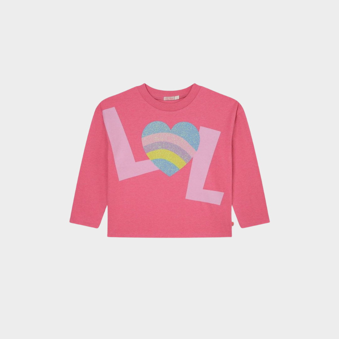 Billieblush Long Sleeves T-shirt Pink LOL