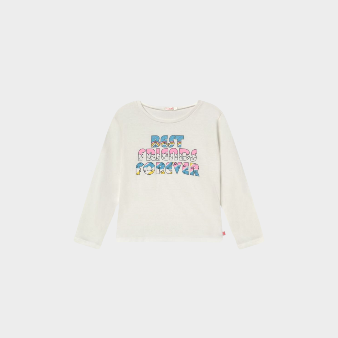 Billieblush Long Sleeves T-shirt White