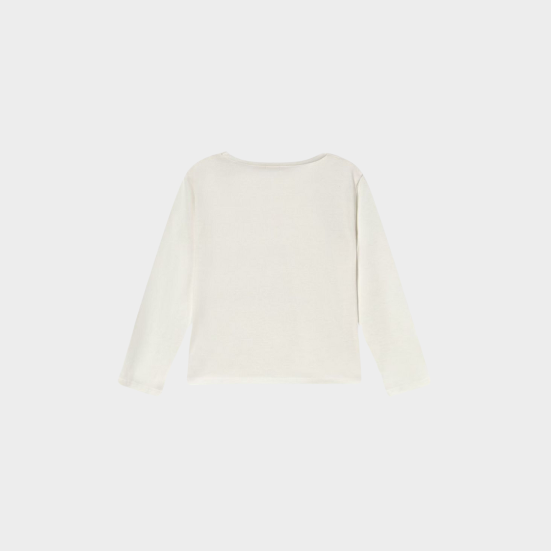 Billieblush Long Sleeves T-shirt White