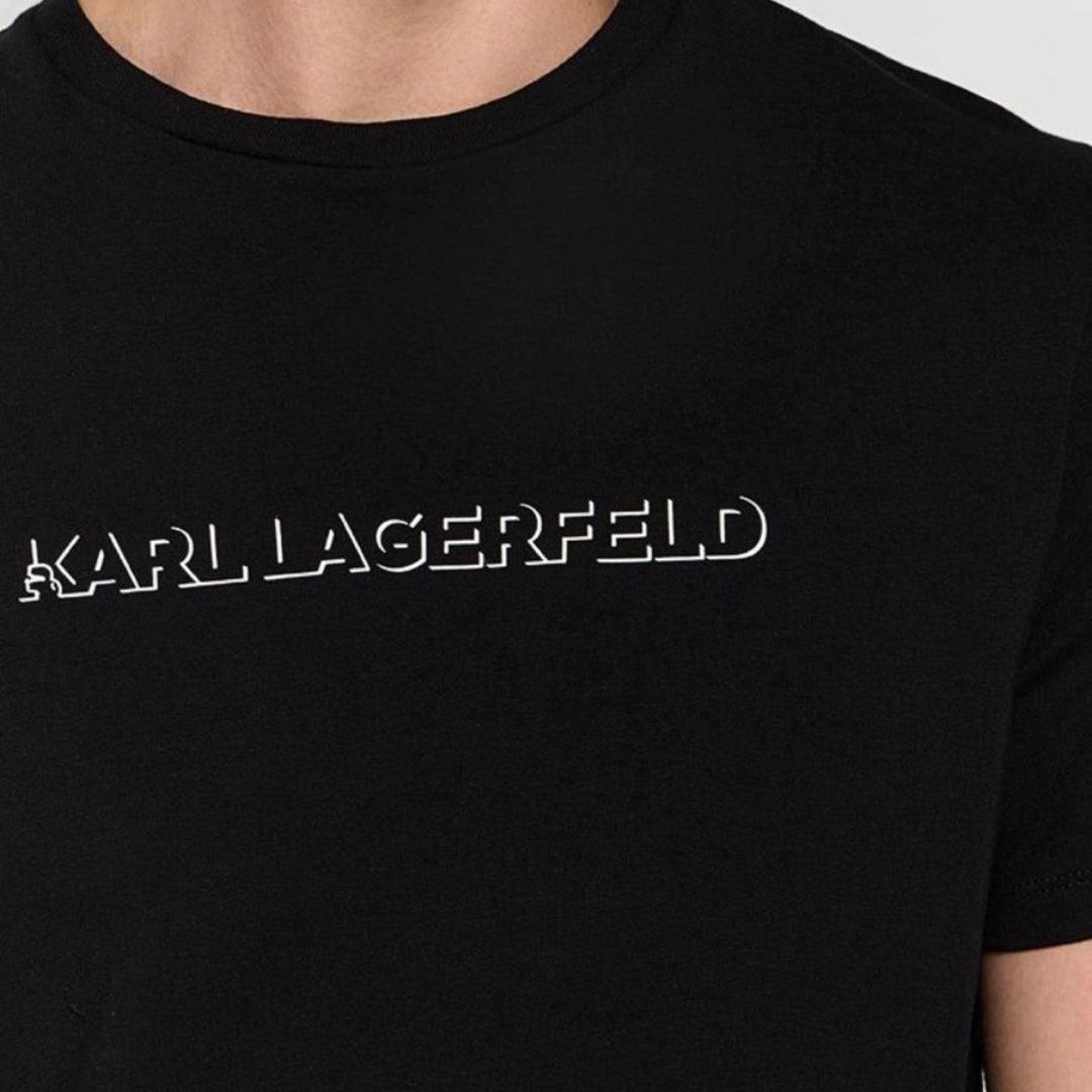 Karl Lagerfeld Printed Logo T-shirt - Black