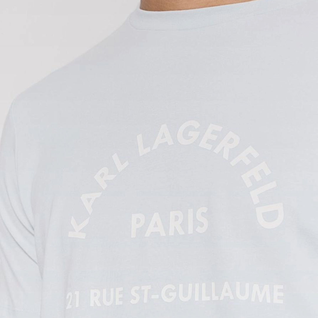 Karl Lagerfeld Printed Logo T-shirt - Light Blue