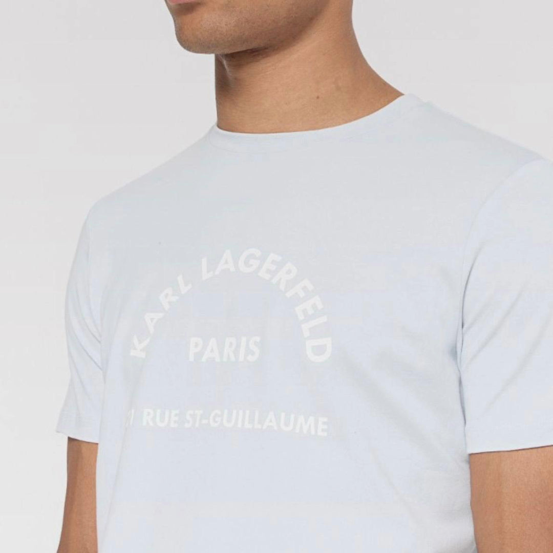 Karl Lagerfeld Printed Logo T-shirt - Light Blue