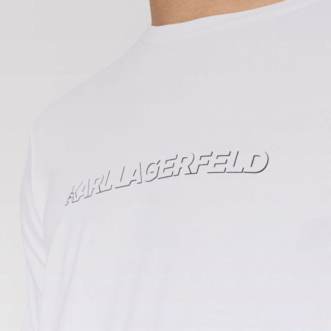 Karl Lagerfeld Printed Logo T-shirt - White