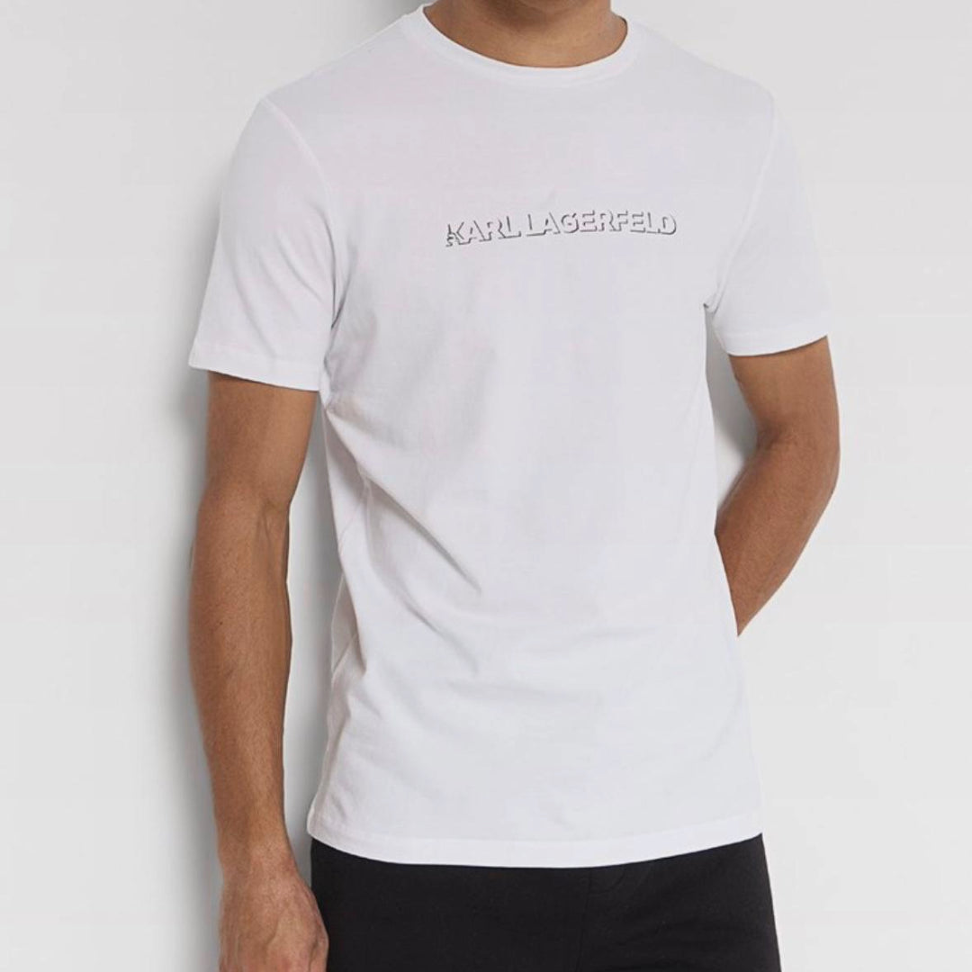 Karl Lagerfeld Printed Logo T-shirt - White