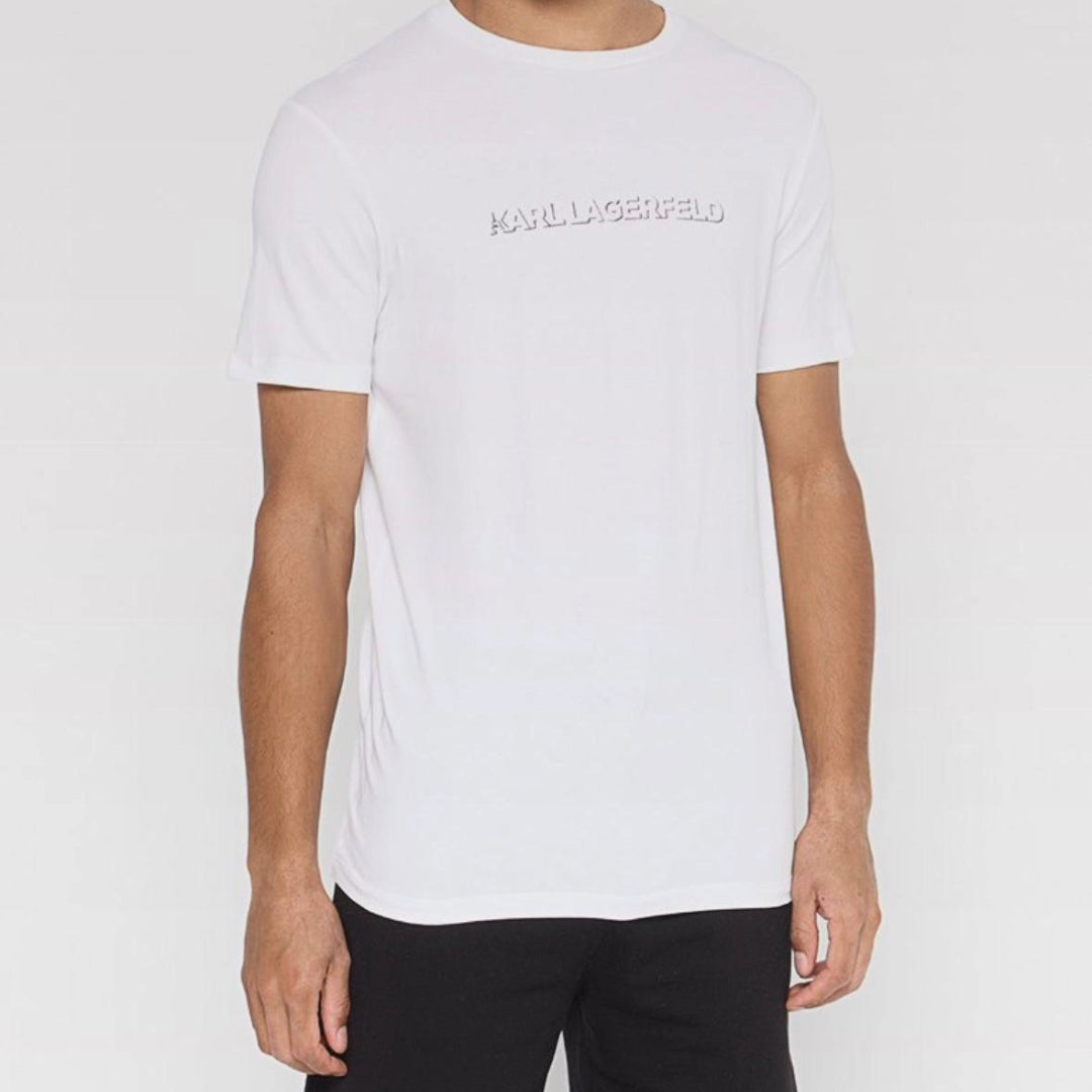 Karl Lagerfeld Printed Logo T-shirt - White