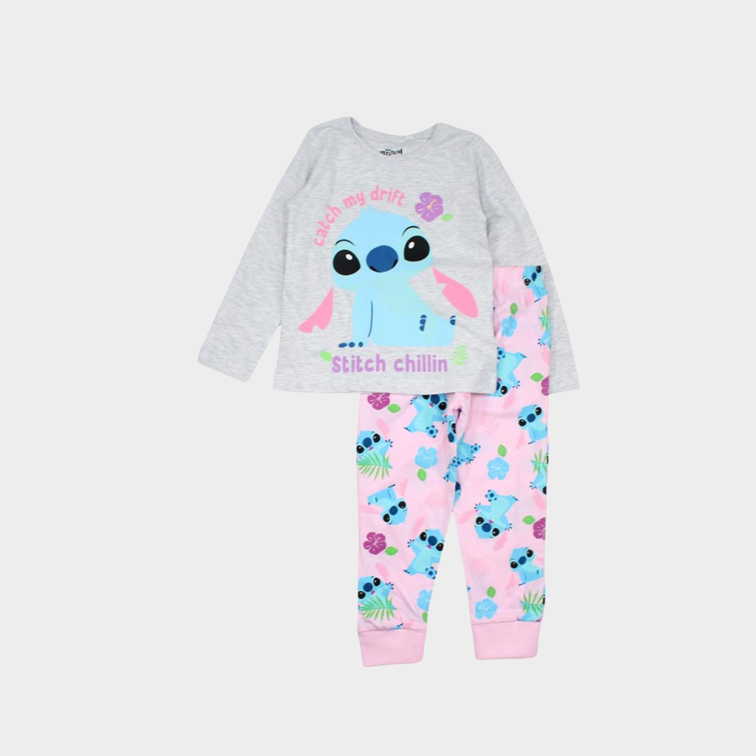 Pyjama Disney Lilo & Stitch Grey & Pink