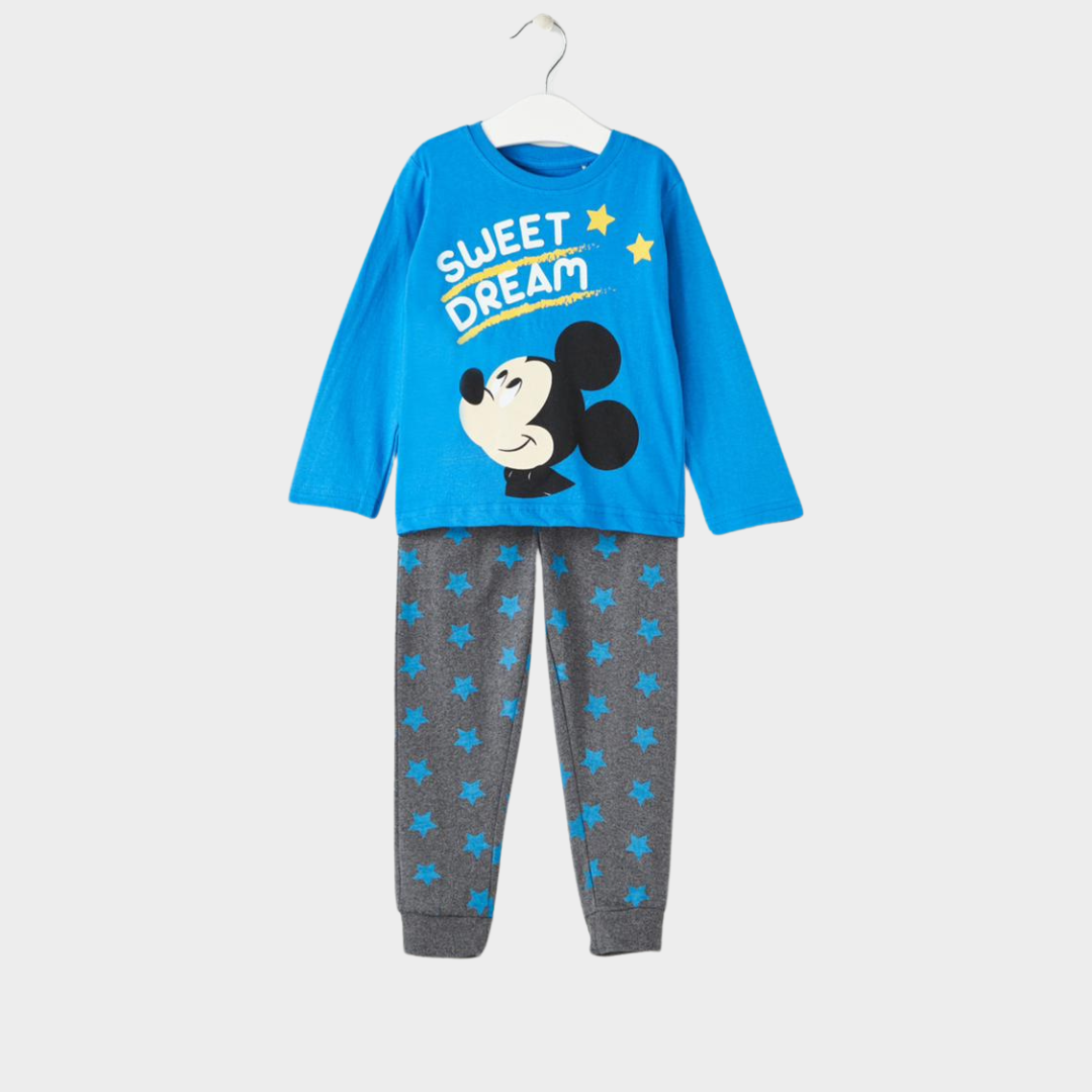 Pyjama Disney Mickey Blue Electric