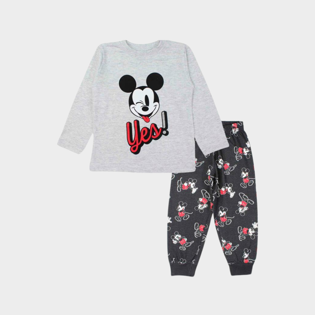 Pyjama Disney Mickey Grey