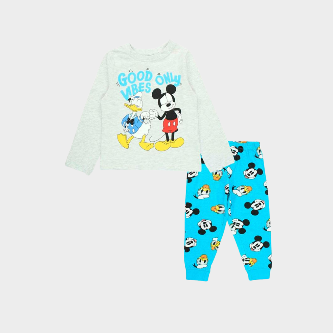 Pyjama Disney Mickey & Donald Grey & Blue