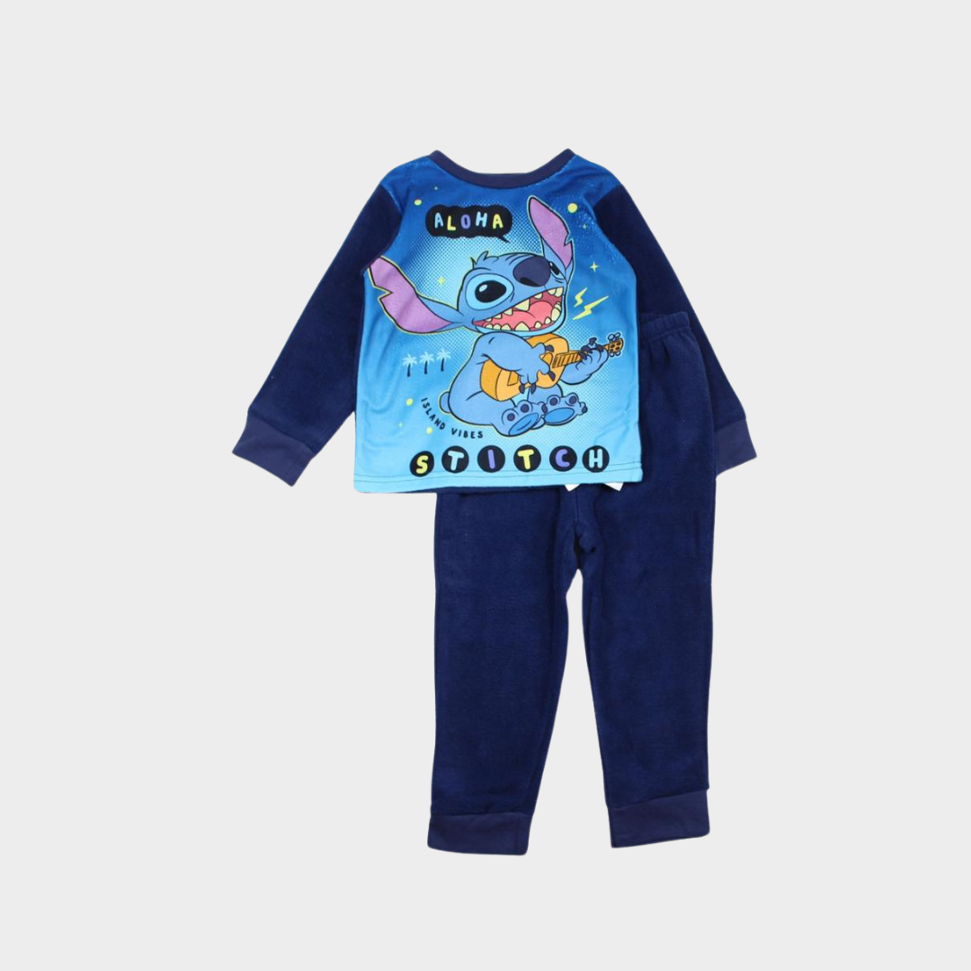 Pyjama Disney Fleece Lilo & Stitch Blue