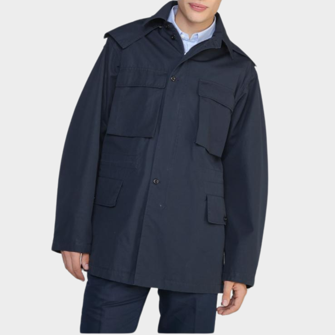 SANDRO Coat Blue Men