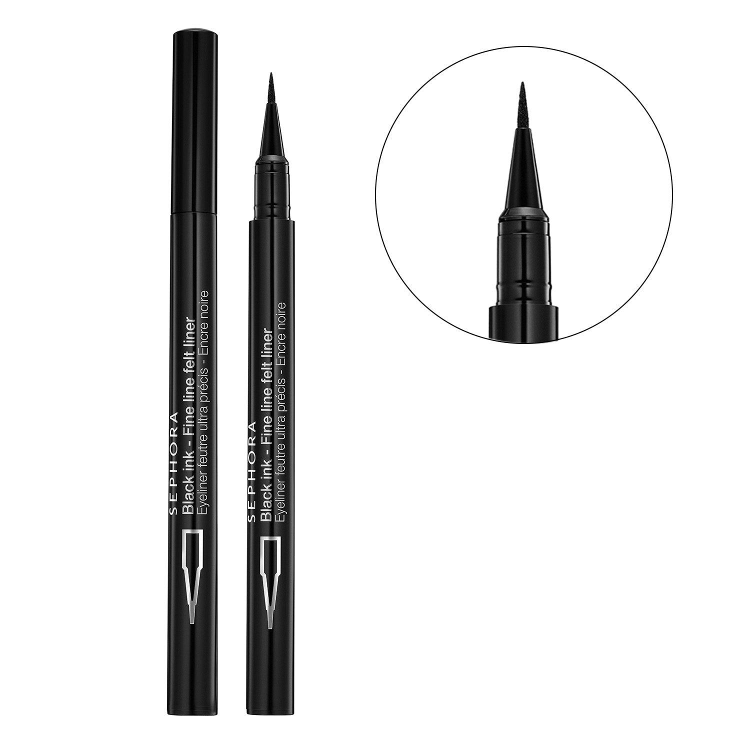 Sephora Collection Blank Ink Waterproof Precise Felt Liner Fine