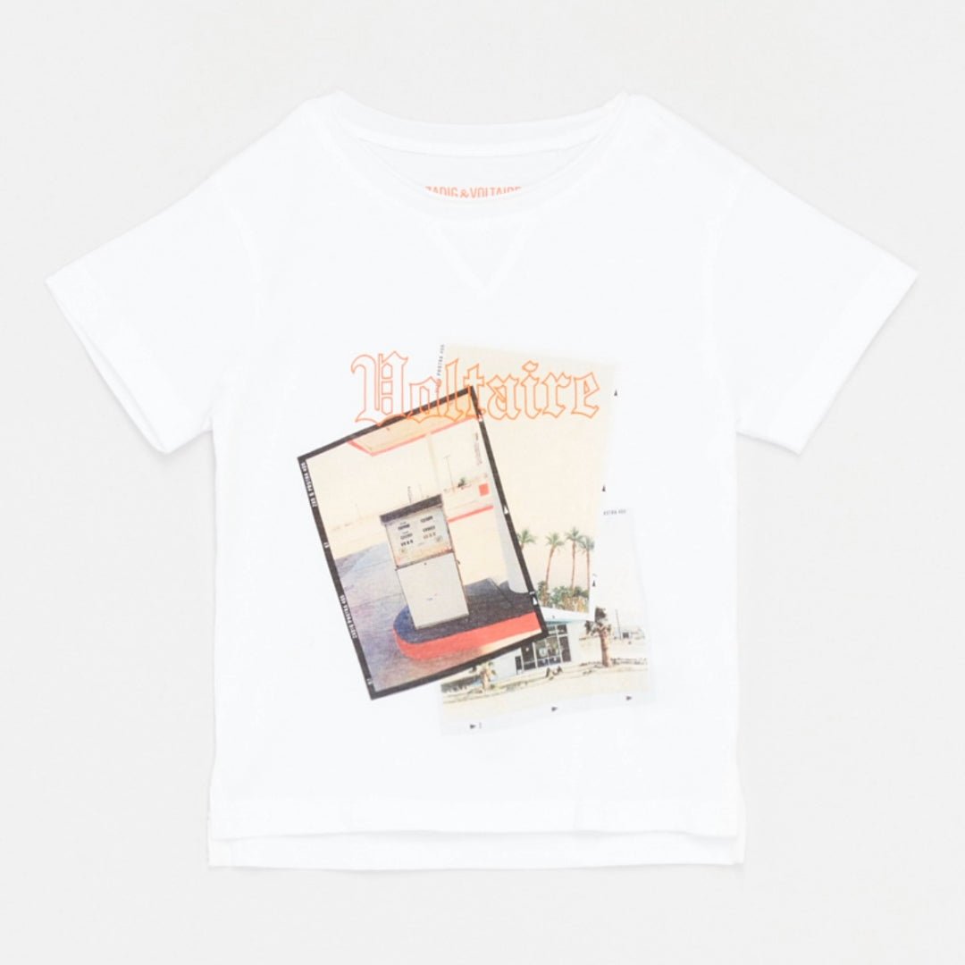 Z&V T-shirt White Cachmire - Girls